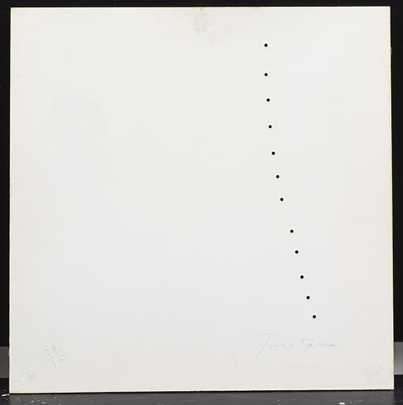 Lucio Fontana - Teatrino (weiß I) - Back side