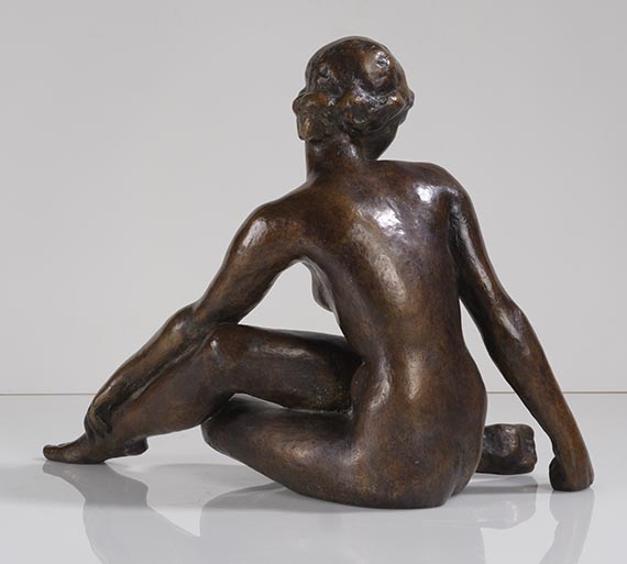 Fritz Klimsch - Die Tänzerin Pawlowa - Back side