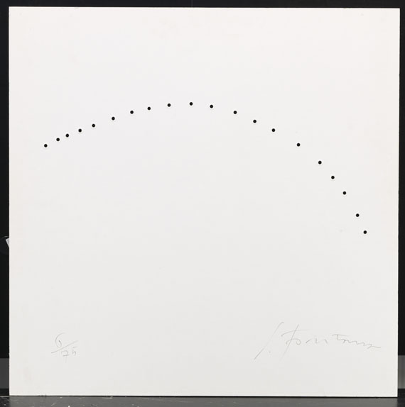 Lucio Fontana - Concetto Spaziale - Teatrino (bianco) - Back side