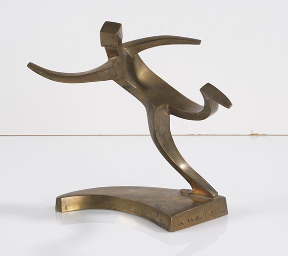 William Wauer - Der Schlittschuhläufer - Back side