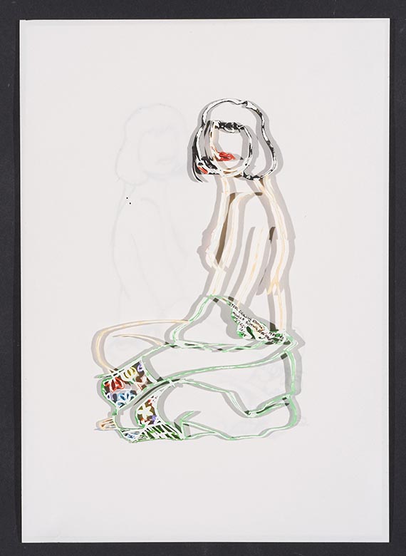 Tom Wesselmann - Monica Sitting Robe Half Off - Back side