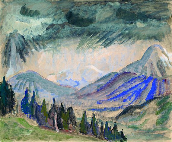 Erich Heckel - Gebirgslandschaft