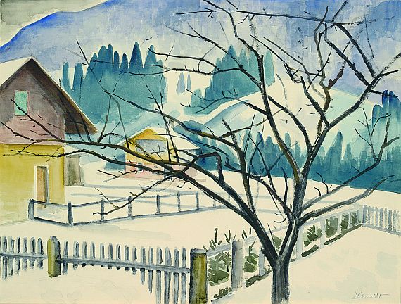 Alexander Kanoldt - Winterlandschaft