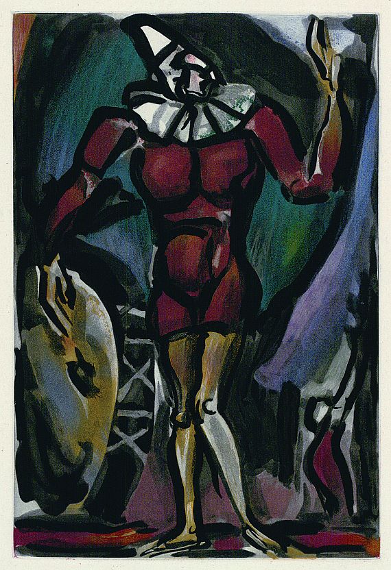 Georges Rouault - Le Clown à la grosse Caisse