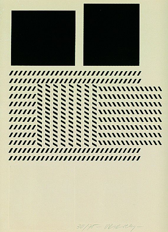 Victor Vasarely - Geometrische Komposition