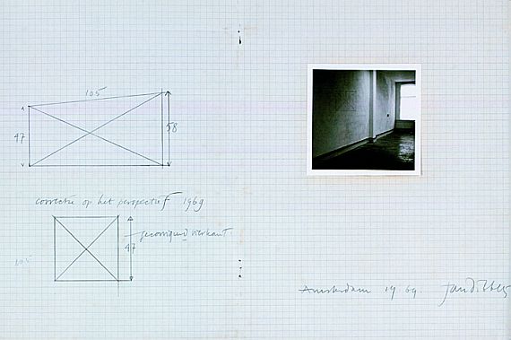 Jan Dibbets - Correctie op het perspectief 1969