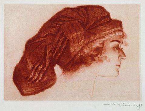 Max Brüning - Frau mit Turban