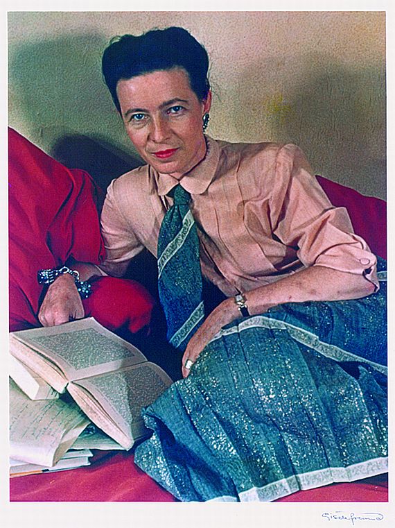 Gisèle Freund - Simone de Beauvoir