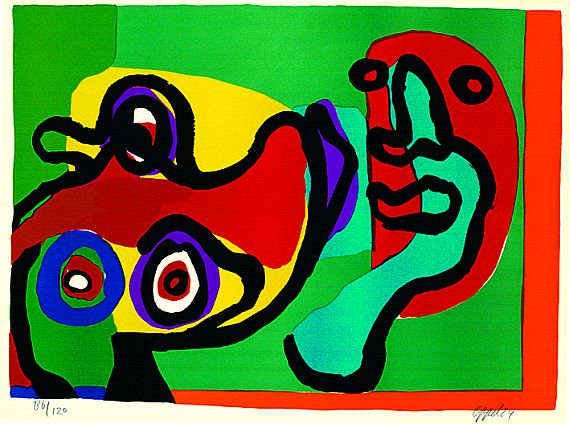 Karel Appel - Meeting the sun