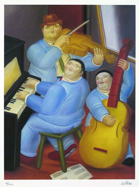 Fernando Botero - Three musicians