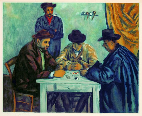 Jacques Villon - Les Joueurs de Cartes