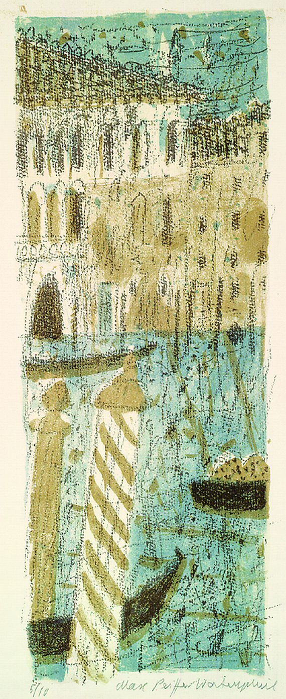 Max Peiffer Watenphul - Venedig, Blick auf den Canal Grande