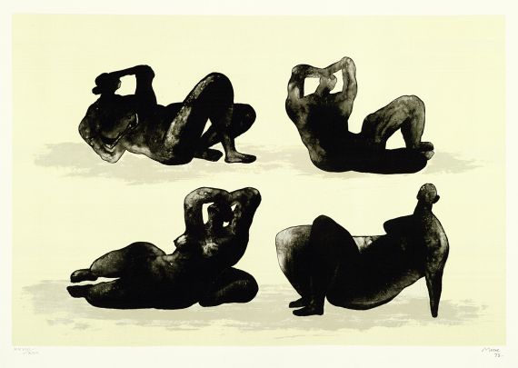 Henry Moore - Four reclining Figures