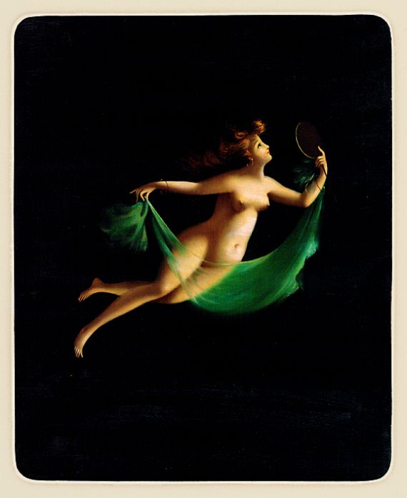 Italienischer Meister - 2 Gemälde: Schwebende weibliche Akte