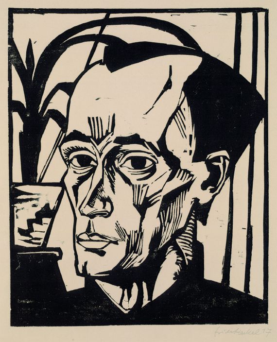 Erich Heckel - Bildnis E. H