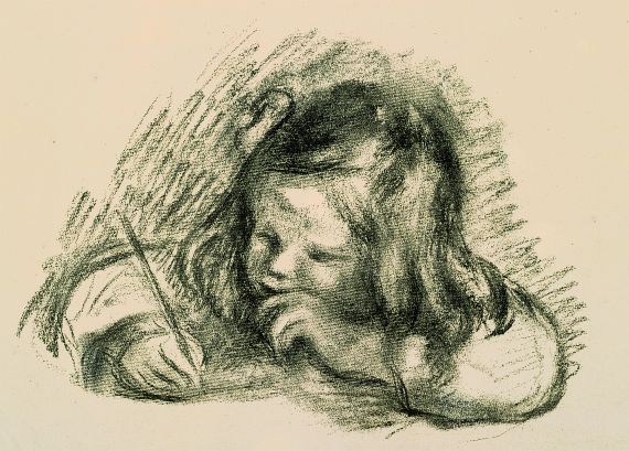 Pierre-Auguste Renoir - Le petit garçon au porte-plûme (Claude Renoir écrivant)