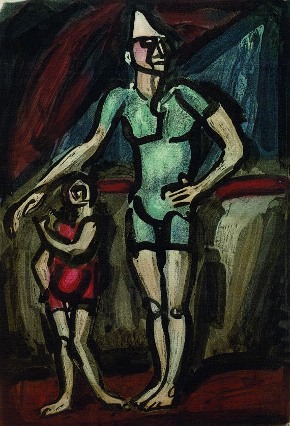 Georges Rouault - Clown et enfant