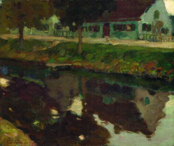 Leo Putz - Haus am Wasser