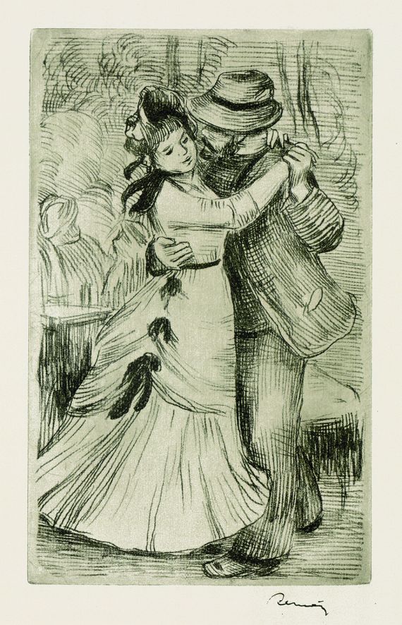 Pierre-Auguste Renoir - La danse à la campagne, 2e planche