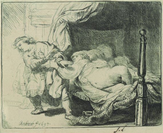 Harmensz. van Rijn Rembrandt - Joseph und Potiphars Weib