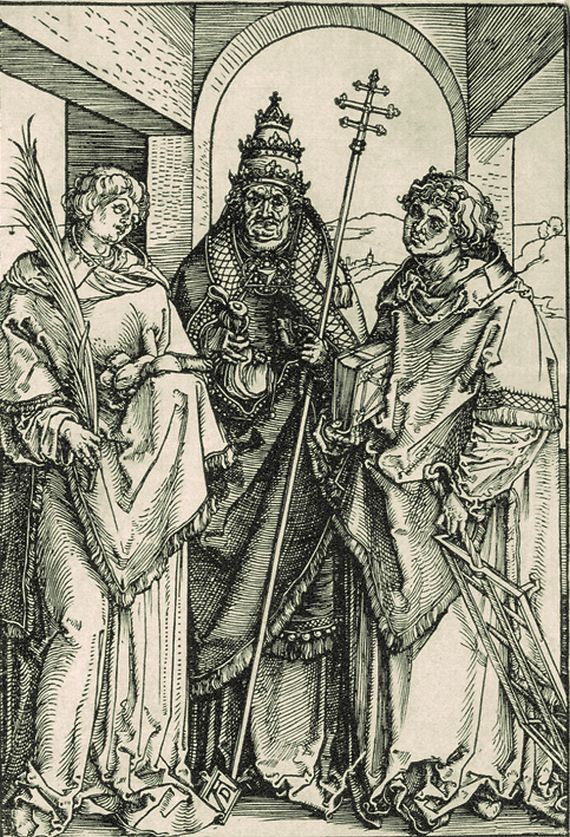 Albrecht Dürer - Die Heiligen Stephan, Sixtus und Lorenz
