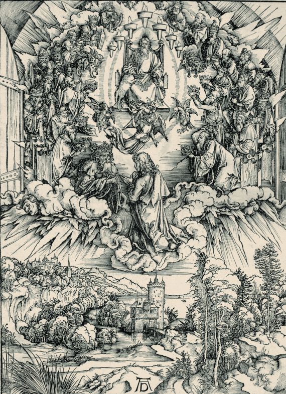 Albrecht Dürer - Johannes vor Gottvater und den Ältesten