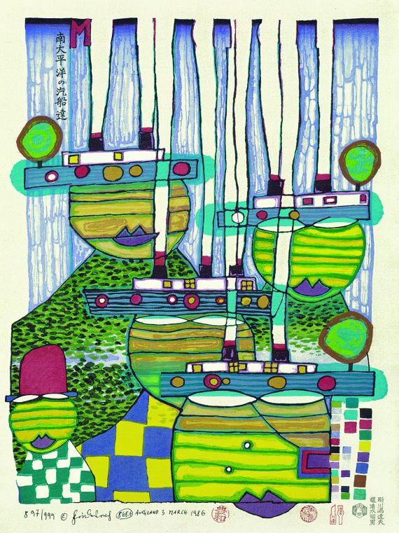 Friedensreich Hundertwasser - Pazifikdampfer