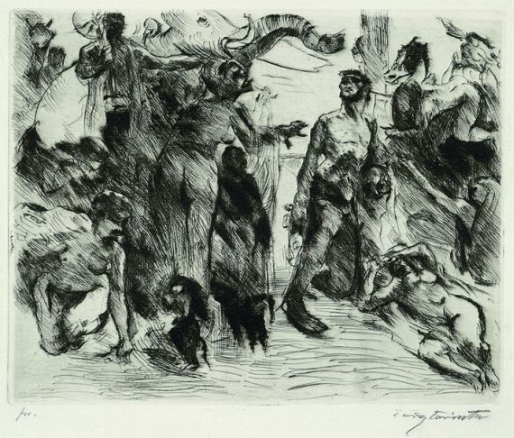 Lovis Corinth - Die Versuchung des heiligen Antonius