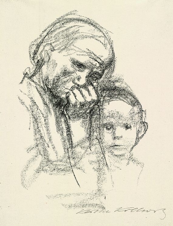 Käthe Kollwitz - Mutter und Kind (I.Fassung)