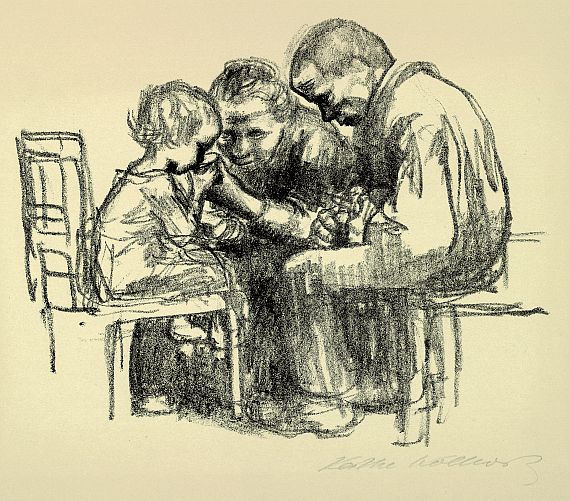 Käthe Kollwitz - Besuch im Kinderkrankenhaus