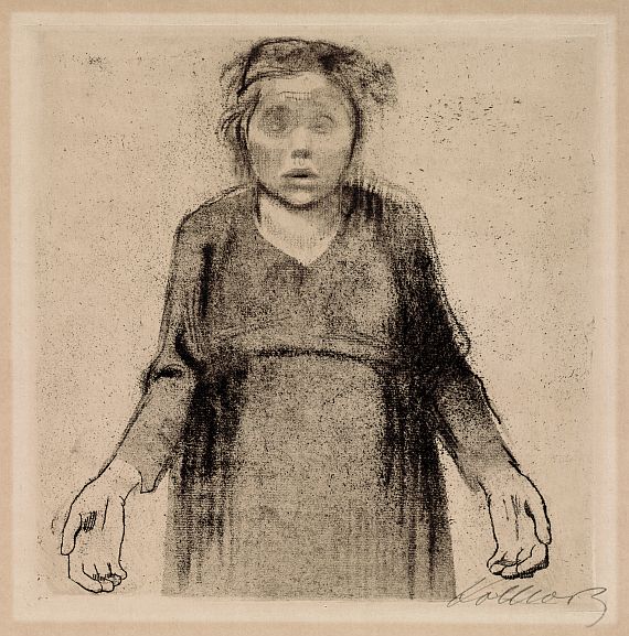 Käthe Kollwitz - Die Witwe (II. Fassung)