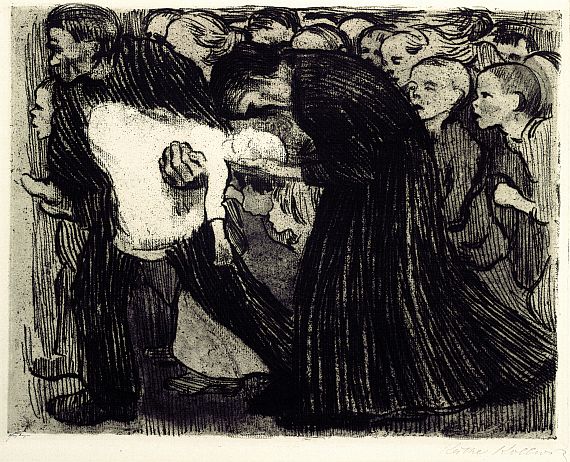 Käthe Kollwitz - Überfahren