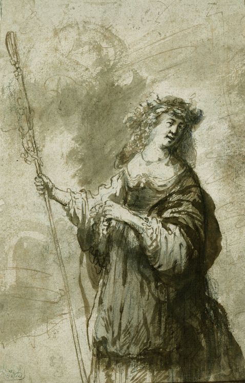 Ferdinand Bol - Schäferin (Lady as Shepherdess)