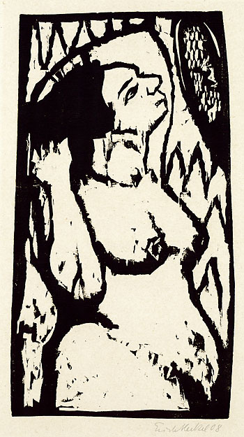 Frau am Spiegel, 1908