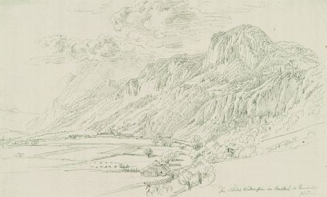 Johann Adam Klein - Das Schloss Wolkenstein im Ennsthal in (der) Steiermark