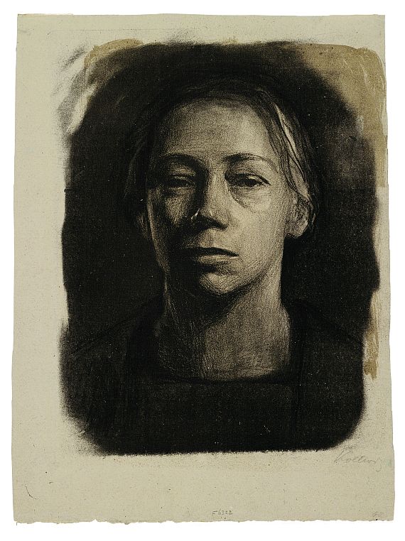 Käthe Kollwitz - Selbstbildnis en face