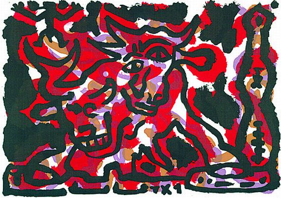 A.R. (d.i. Ralf Winkler) Penck - Minotaurus