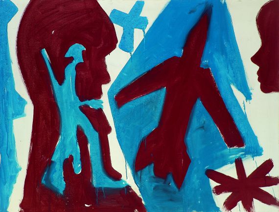 A.R. (d.i. Ralf Winkler) Penck - Ohne Titel (Diptychon)