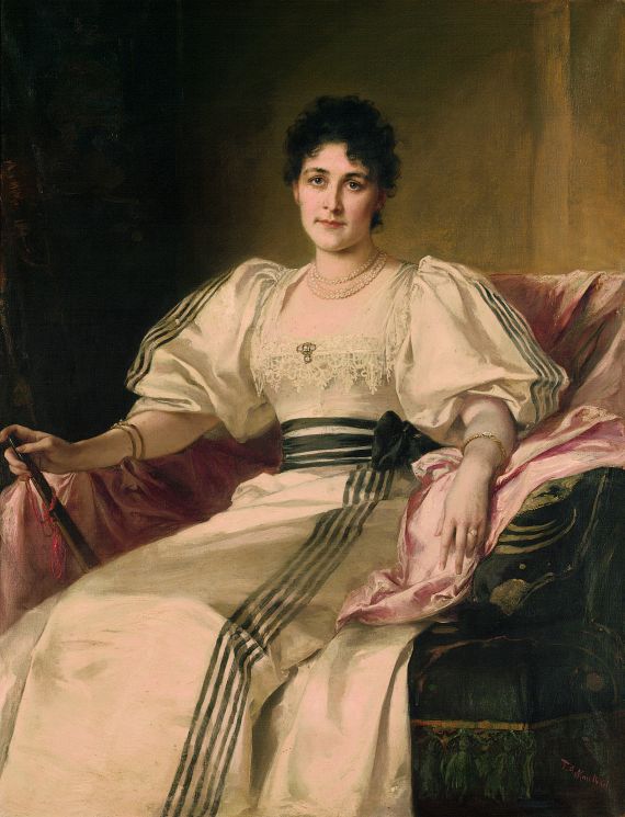 Friedrich August von Kaulbach - Bildnis Clara von Wätjen