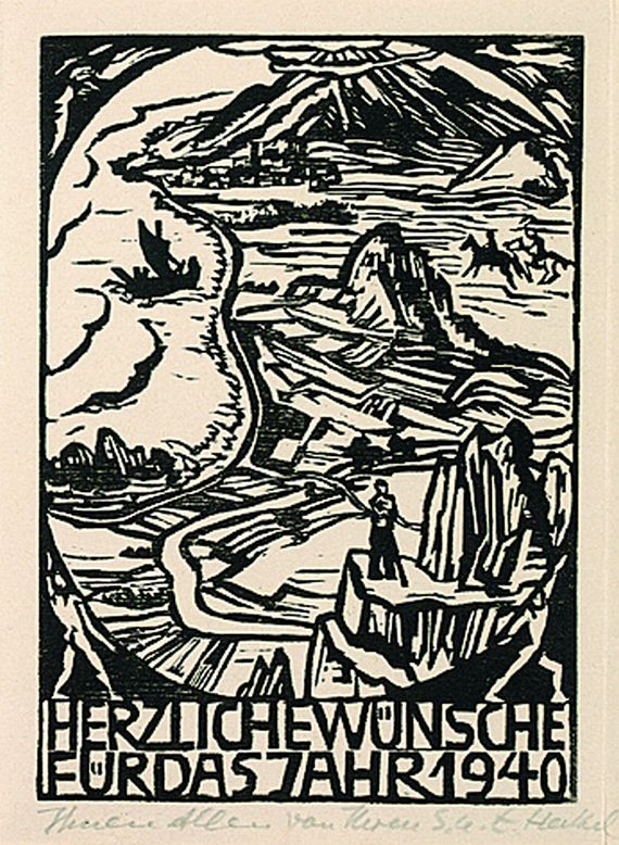 Erich Heckel - 10. Jahresblatt: Küste