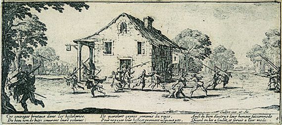 Jacques Callot - 6 Bll. aus: Les grandes misères de la guerre