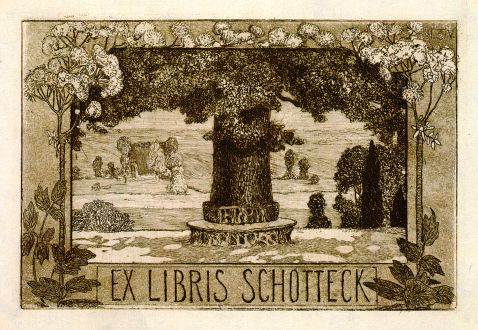 Heinrich Vogeler - Exlibris Schotteck