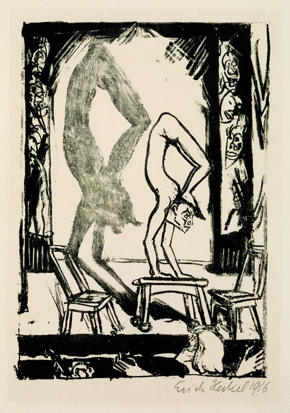 Erich Heckel - Handstand