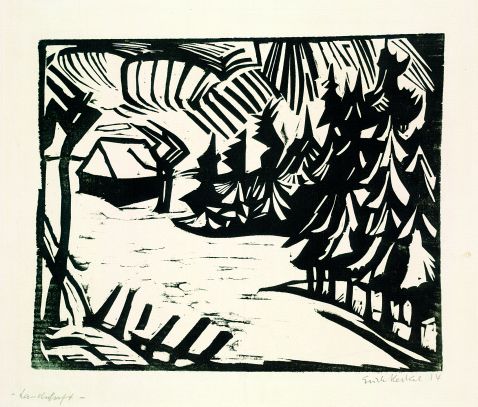 Erich Heckel - Erzgebirgslandschaft