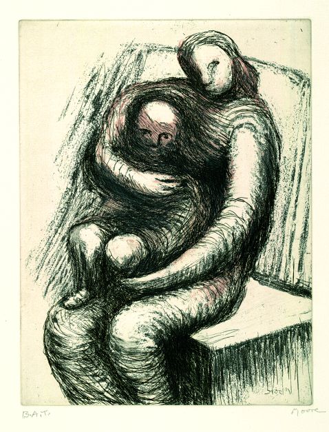 Henry Moore - Aus: Mother and child