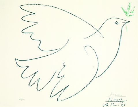 Pablo Picasso - Colombe volant