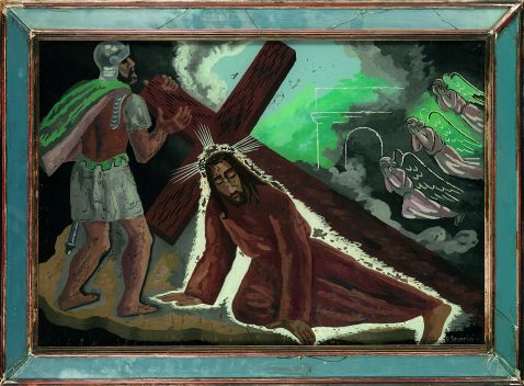 Gino Severini - Jesus unter dem Kreuz