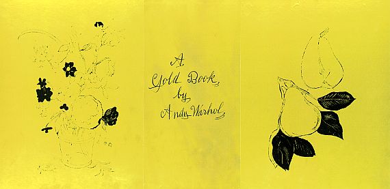 Andy Warhol - 8 Sheets from: A gold book