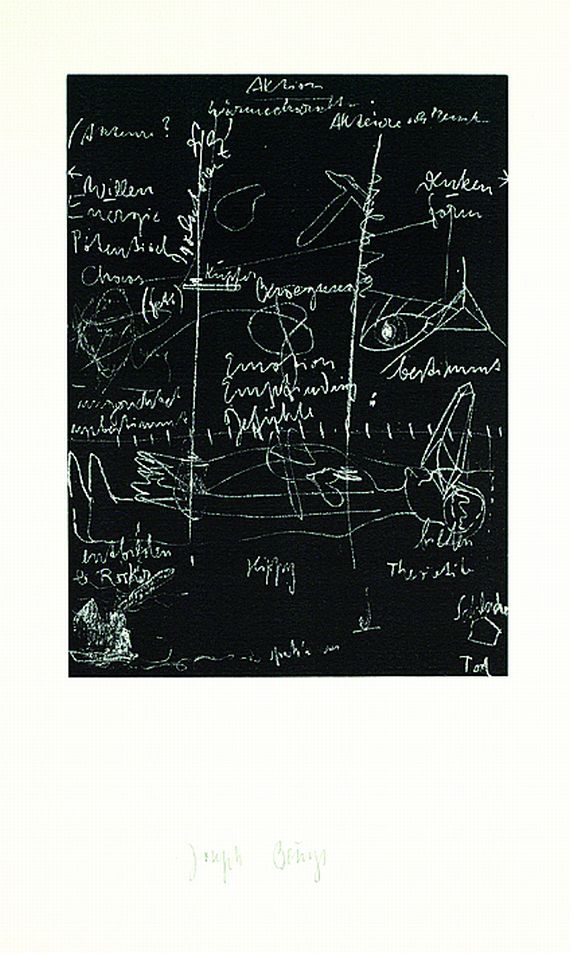 Joseph Beuys - 3 Bll.: Tafel I-III