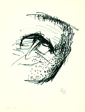Gustav Seitz - Portrait B. Brecht